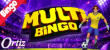 El multibingo se juega con 60 bolas, de las cuales se sortearán 33 en cada ronda. En caso de una buena mano, el juego ofrecerá hasta 7 bolas extra para que el jugador las adquiera.

Ven y descubre la Nueva Aventura de Ortiz